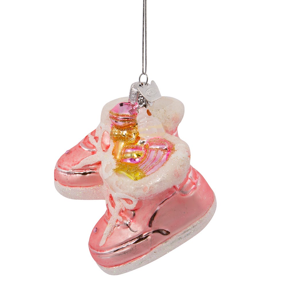 Kurt S. Adler Noble Gems™ Baby Girl Glass Ornament Set, 4-Piece Box Set