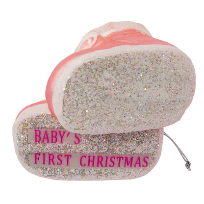 Kurt S. Adler Noble Gems™ Baby Girl Glass Ornament Set, 4-Piece Box Set
