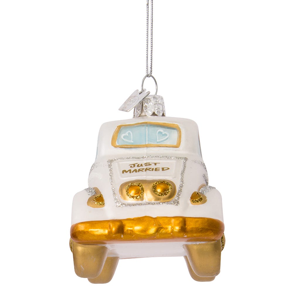 Kurt S. Adler Noble Gems™ Wedding Boxed Glass Ornaments, 4-Piece Box Set