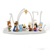 Kurt S. Adler Peanuts© Battery-Operated LED Lighted Nativity Scene