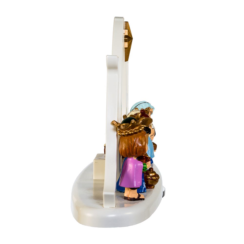Kurt S. Adler Peanuts© Battery-Operated LED Lighted Nativity Scene