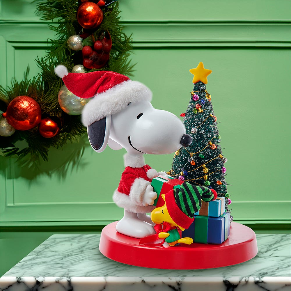 Kurt S. Adler Peanuts© Snoopy & Woodstock Table Piece