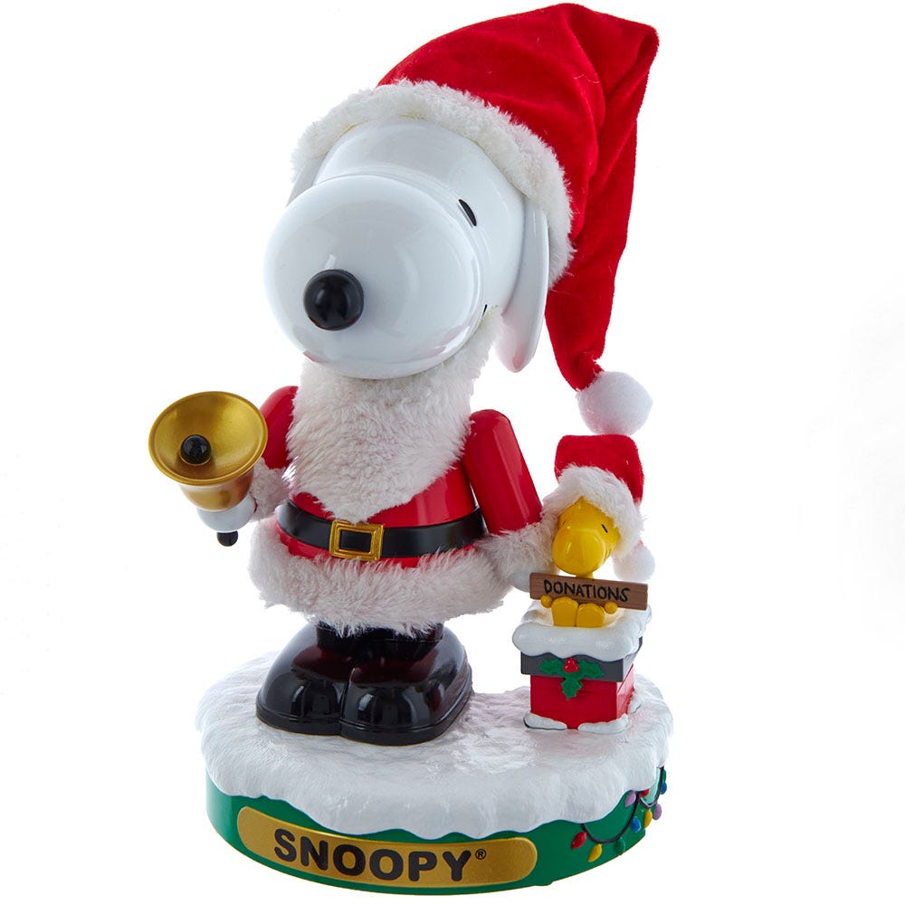 Kurt S. Adler 10“ Peanuts© Battery Operated Snoopy Musical Nutcracker