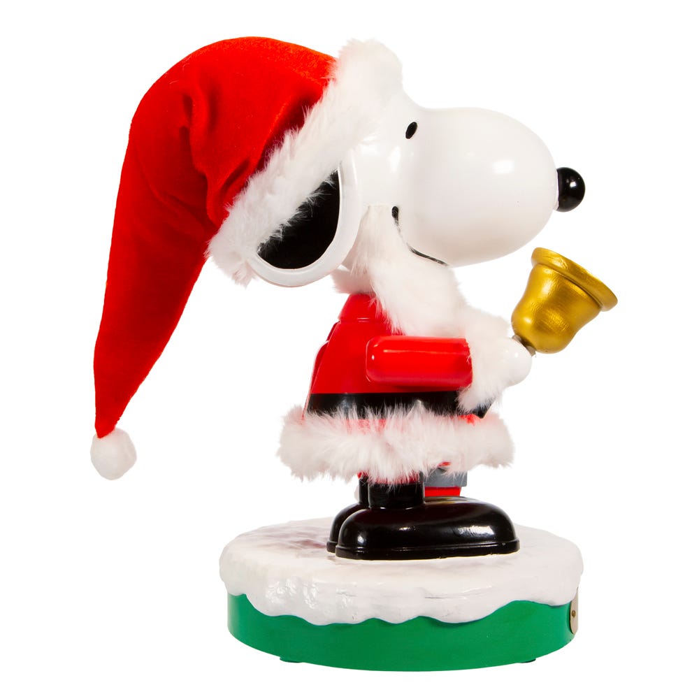 Kurt S. Adler 10“ Peanuts© Battery Operated Snoopy Musical Nutcracker