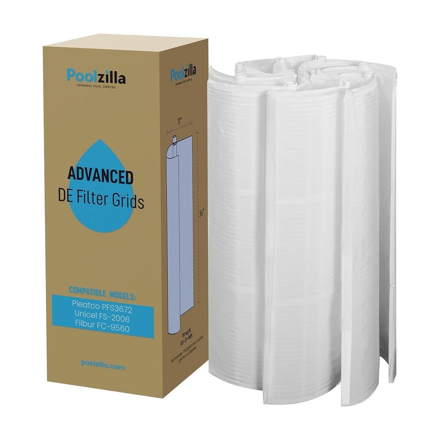 Poolzilla DE Grid Replacement - Replaces DE7200, Hayward DE7220