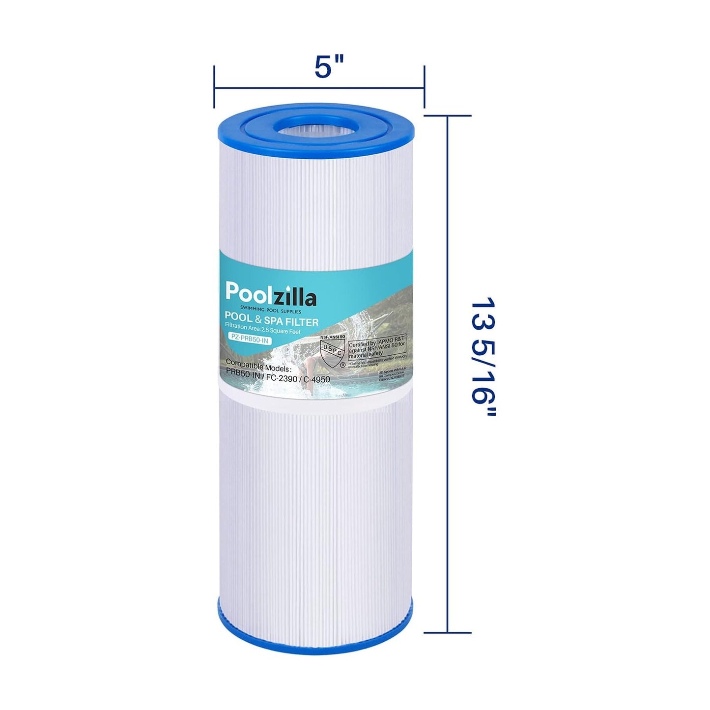 Spa Filter Cartridge for SD-00201 - Replaces SD-00455, Aladdin 15002