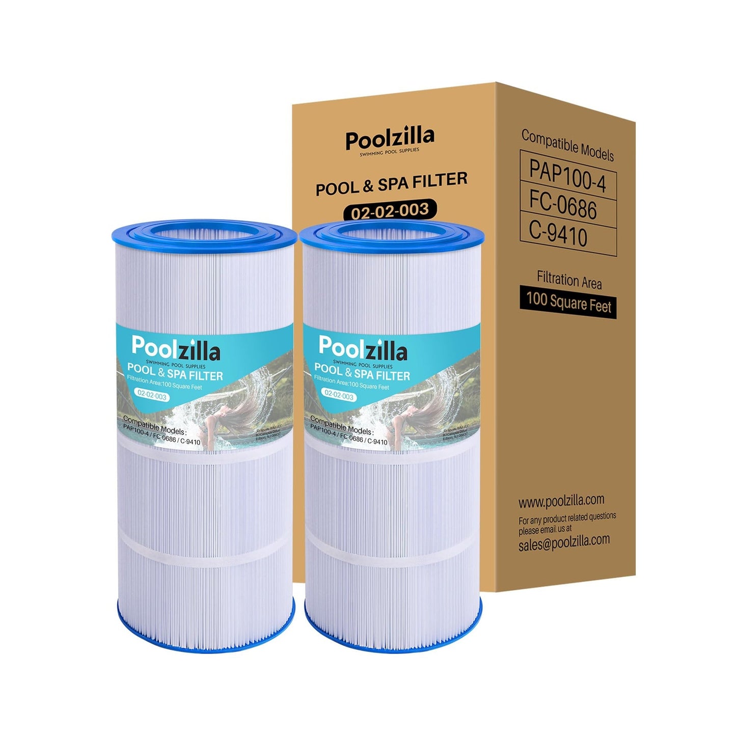 Pool Filter Cartridge for Pentair R173215 - Replaces CC100, Unicel C-9410