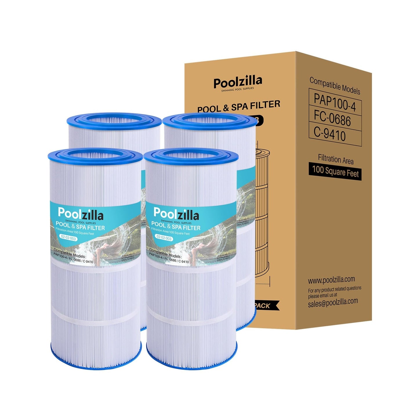 Pool Filter Cartridge for Pentair R173215 - Replaces CC100, Unicel C-9410