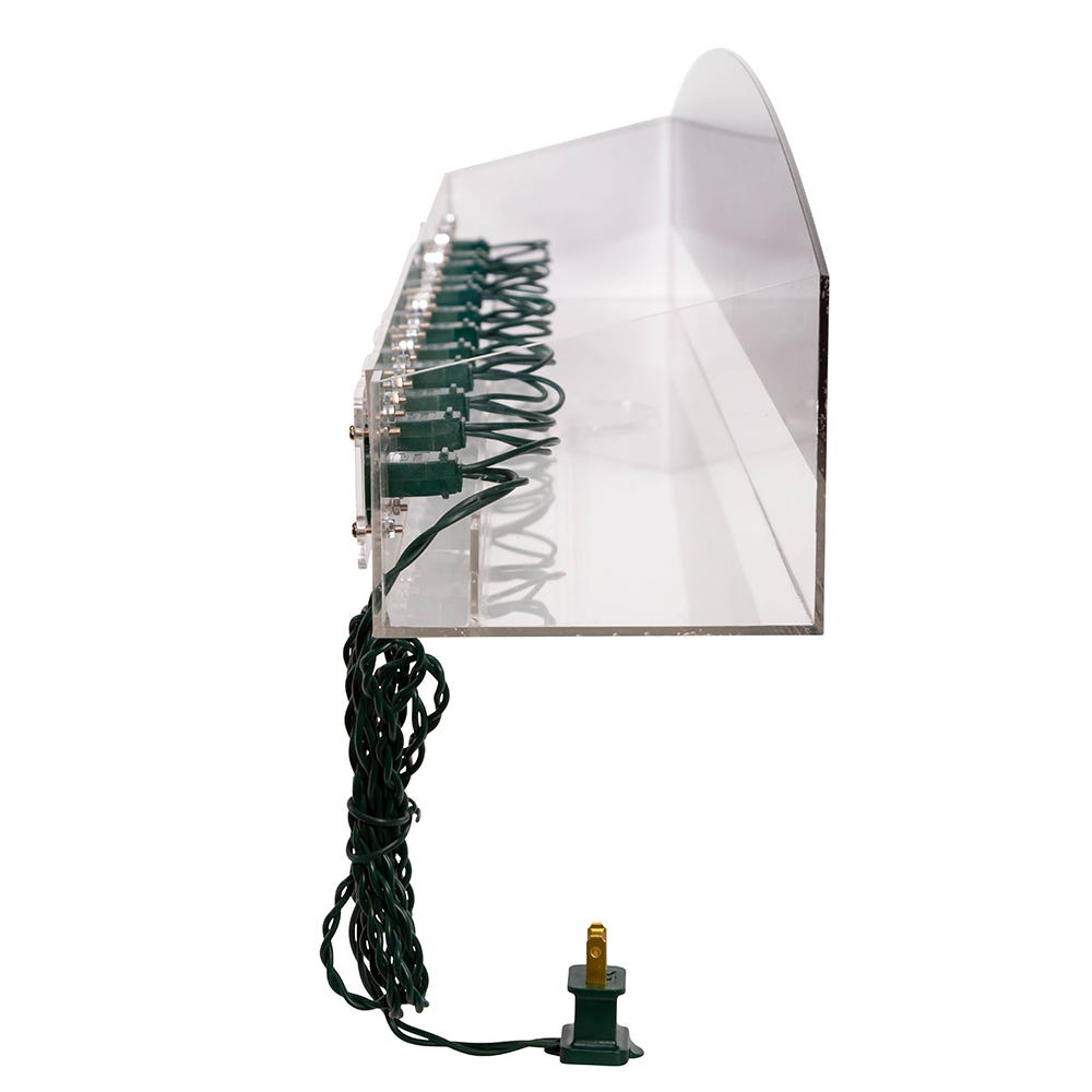 Kurt S. Adler Acrylic Endcap Display For Commercial Grade LED Lights In PDQ