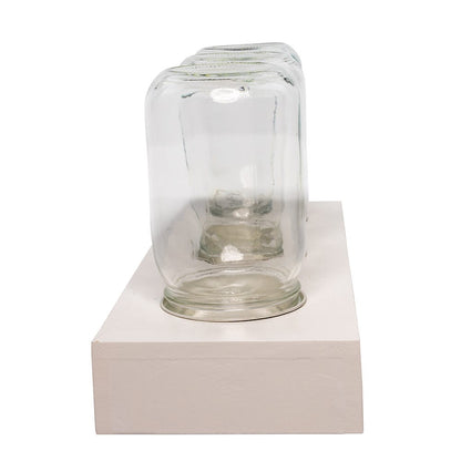 Kurt S. Adler 13“ 3-Piece Mason Jar Fairy Light Display