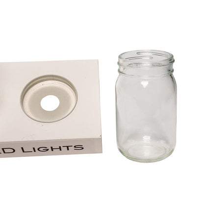 Kurt S. Adler 13“ 3-Piece Mason Jar Fairy Light Display