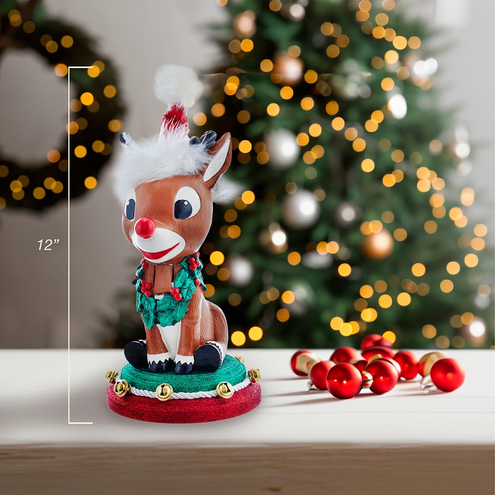 Kurt S. Adler 12“ Rudolph The Red Nose Reindeer® Rudolph Hollywood Nutcracker™