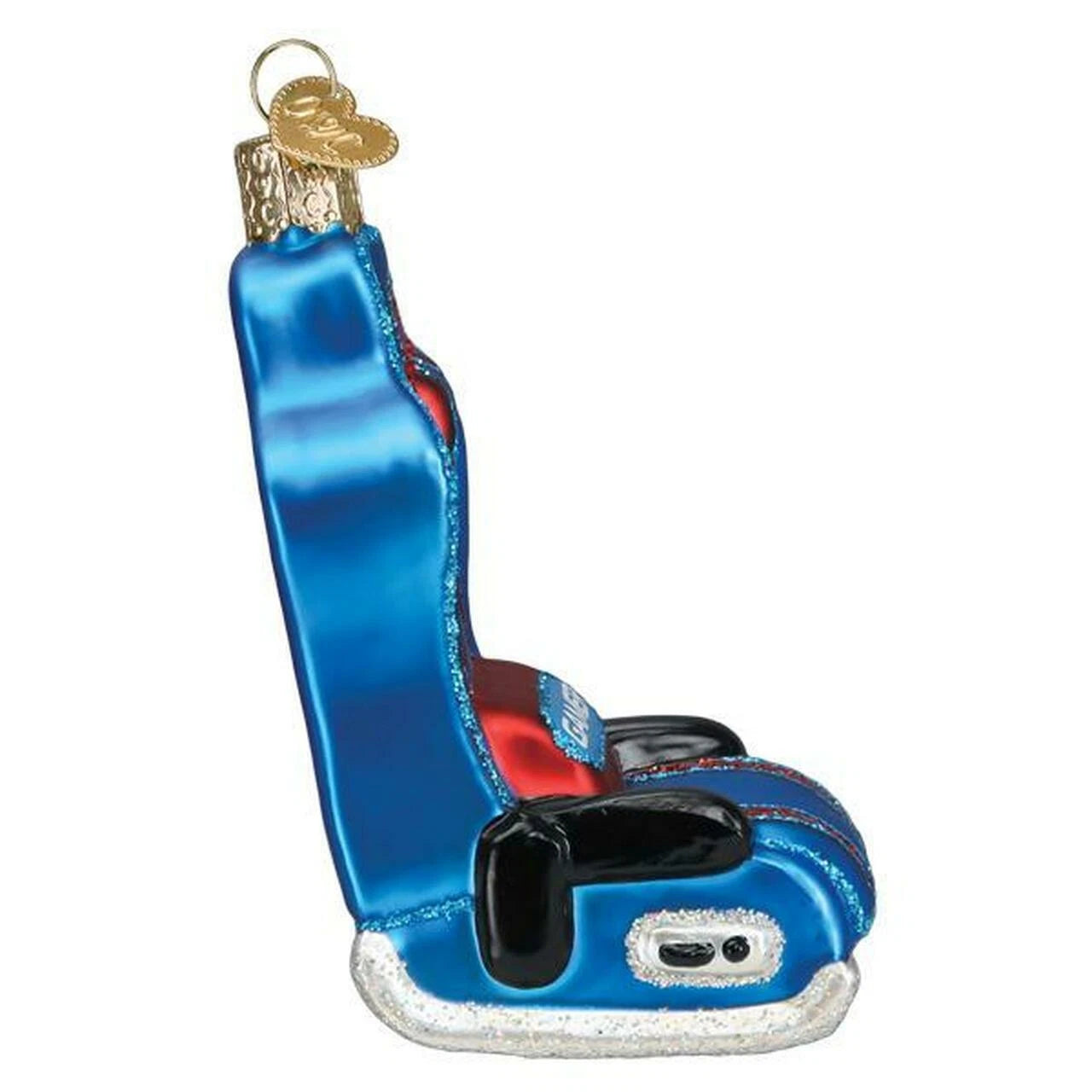 Old World Christmas Gaming Chair Glass Blown Ornament for Christmas Tree, Handcrafted Holiday Decoration, Games Collection