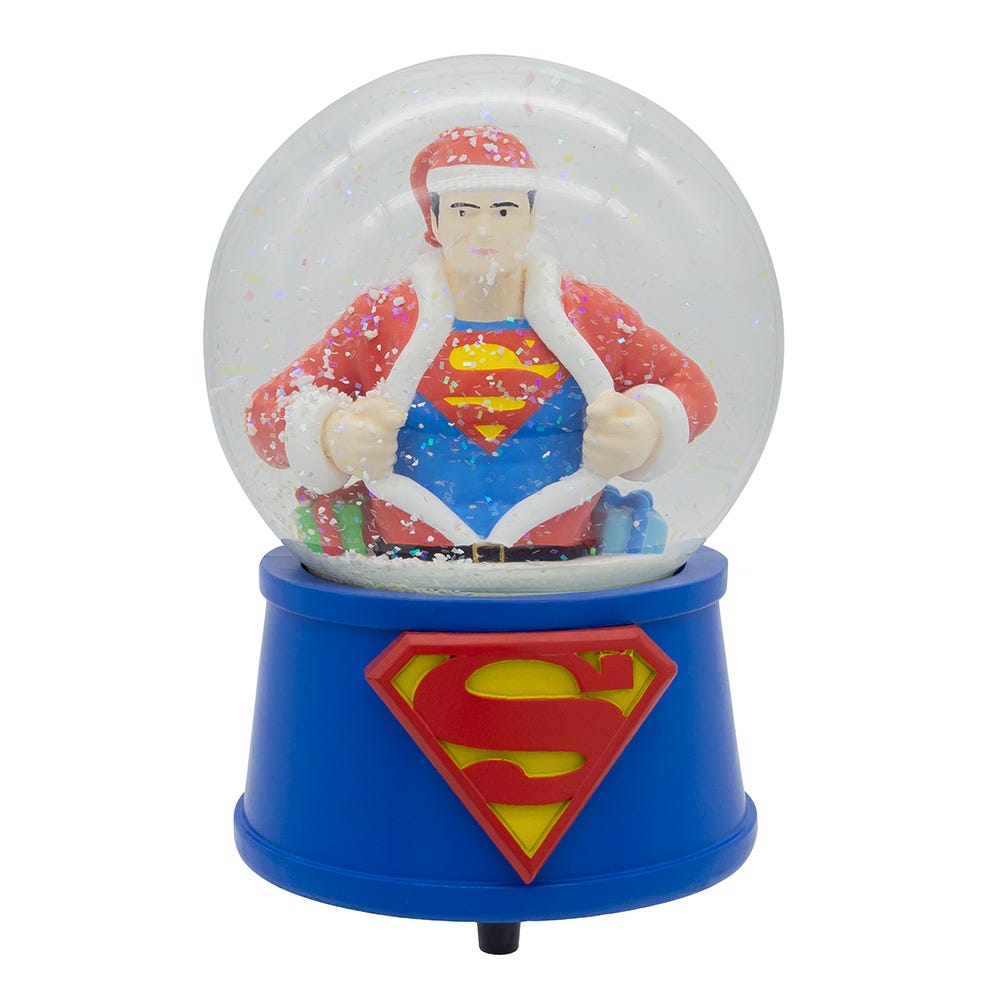 Kurt S. Adler 100MM DC Comics™ Musical Superman Water Globe