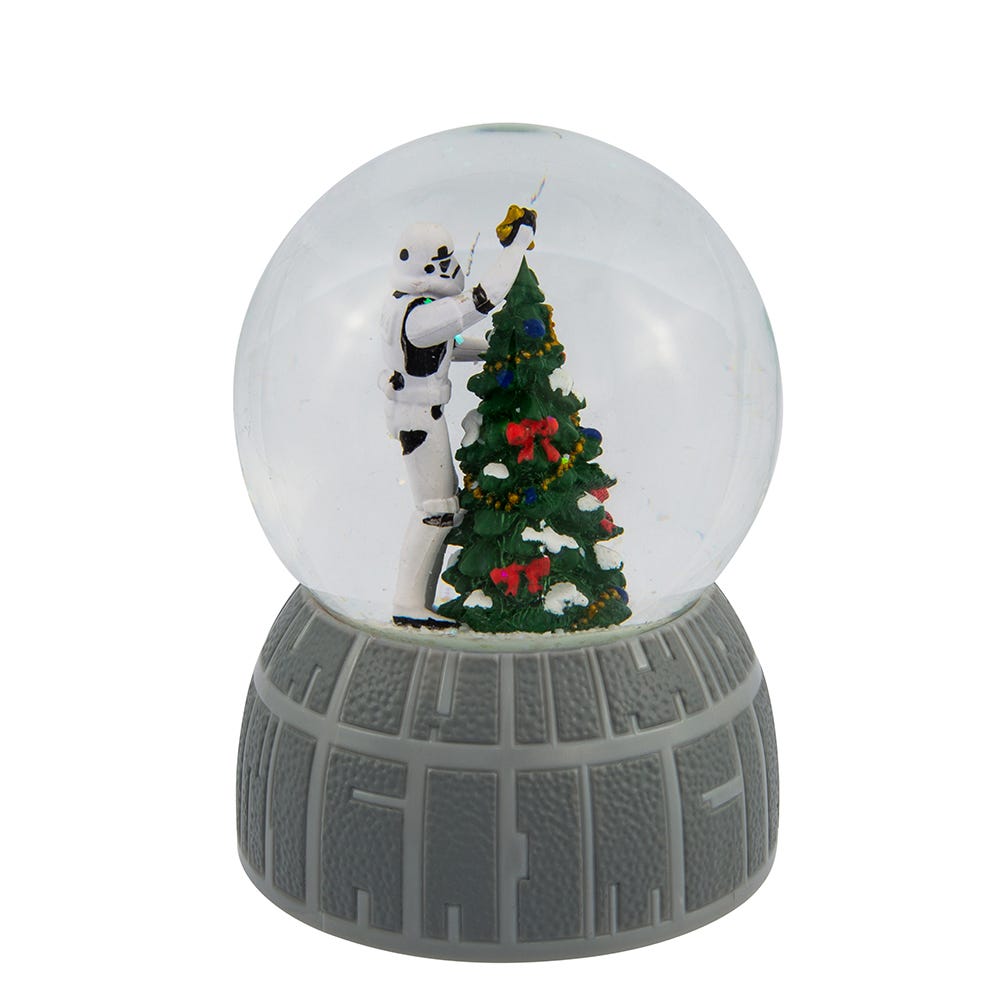 Kurt S. Adler 100MM Star Wars™ Stormtrooper Decorating Christmas Tree Musical Water Globe