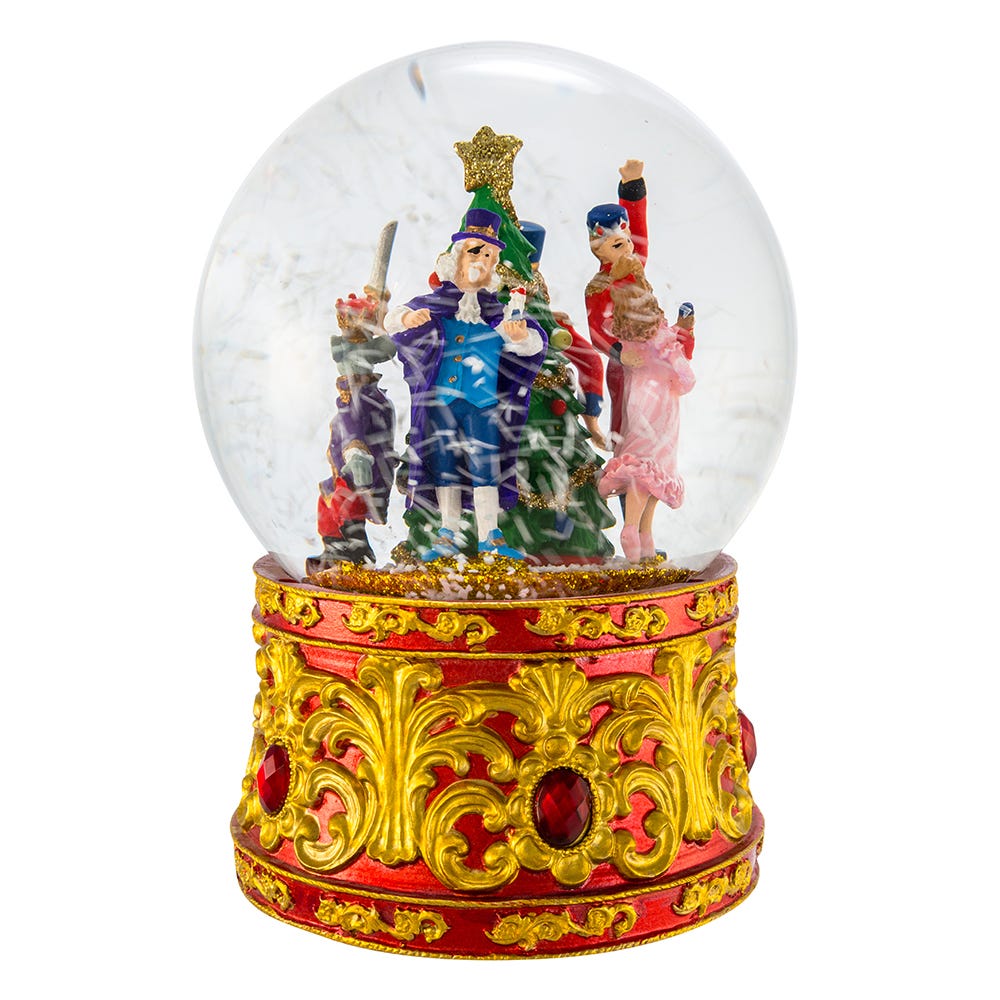Kurt S. Adler 120MM Musical Lighted Nutcracker Water Globe