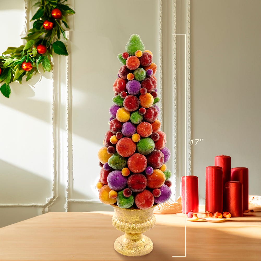 Kurt S. Adler 17“ Fruit Tree Tabletop Décor