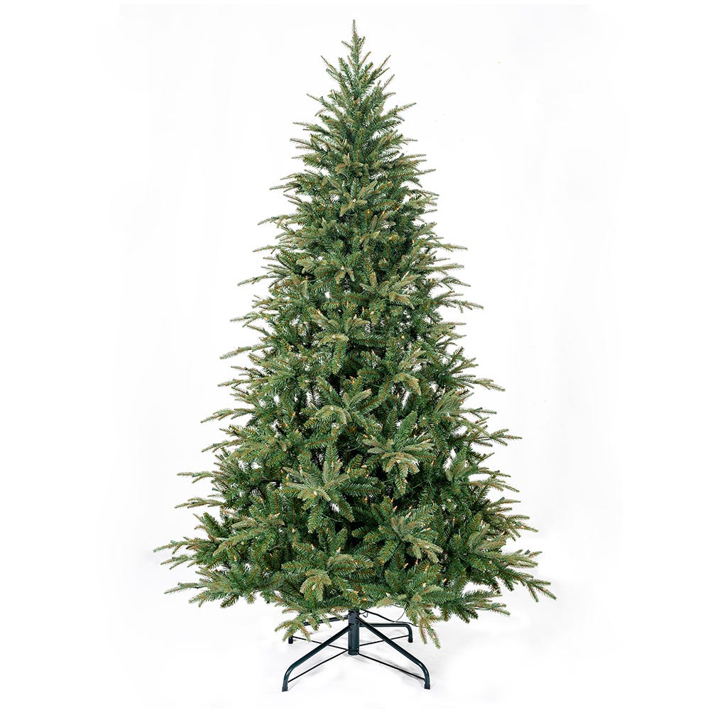 Kurt S. Adler 7.5' Pre-Lit Clear Incandescent Grand Fir Tree