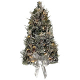 Kurt S. Adler 26“ Battery Operated Pre-Lit Warm White LED Pinecone Wall Tree