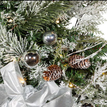 Kurt S. Adler 26“ Battery Operated Pre-Lit Warm White LED Pinecone Wall Tree