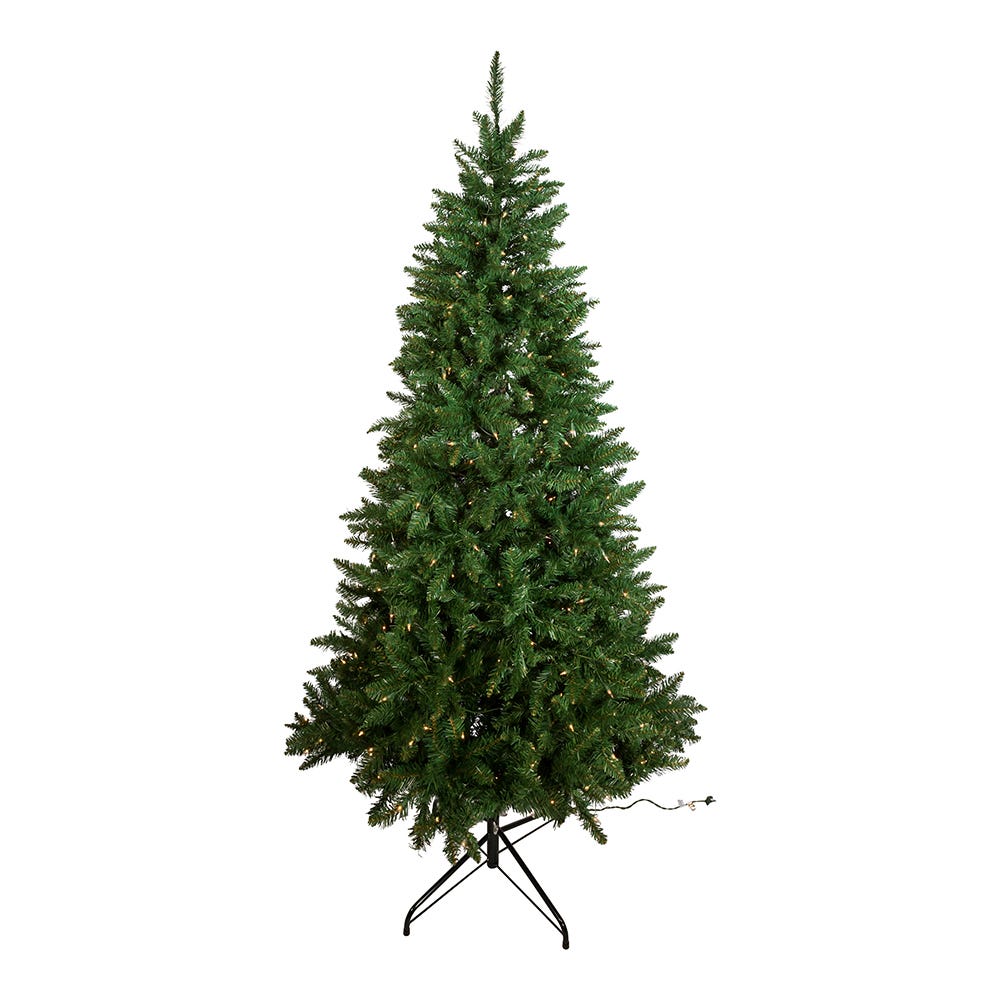 Kurt S. Adler 7' Pre-Lit Clear Incandescent Point Pine Tree