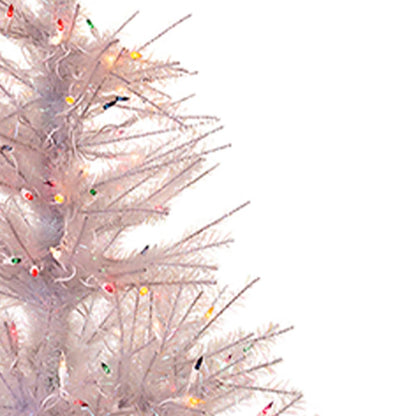 Kurt S. Adler 4.5' Pre-Lit Multicolored Incandescent Glisten Pine Tree