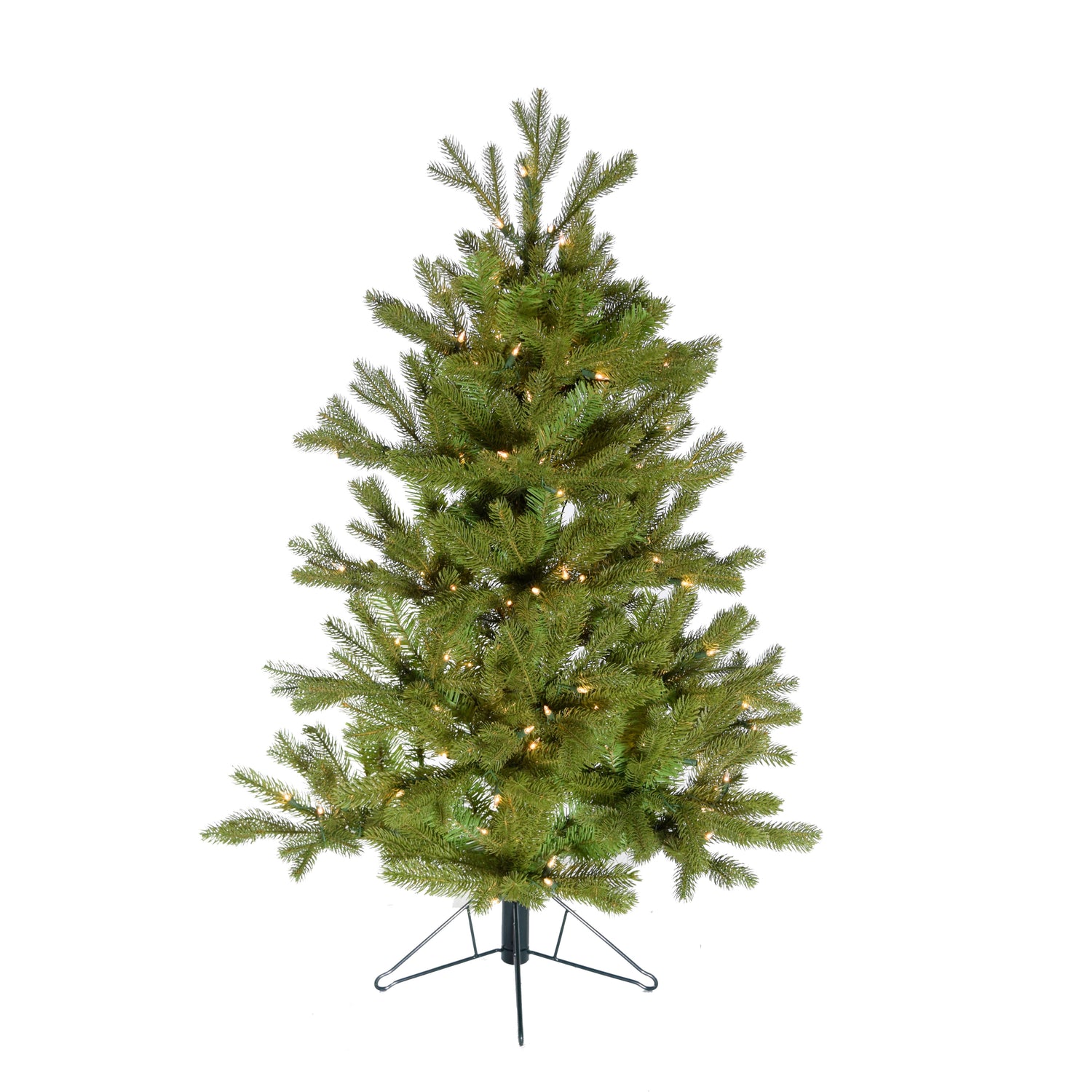 Kurt S. Adler 6' Pre-Lit Clear Incandescent PE Half Tree