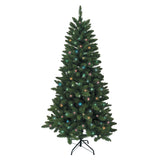 Kurt S. Adler 6' Pre-Lit Multicolored Incandescent Point Pine Tree