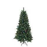 Kurt S. Adler 4.5' Pre-Lit Multicolored Incandescent Point Pine Tree