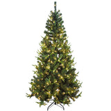 Kurt S. Adler 7' Pre-Lit Clear Incandescent PE/PVC Tree