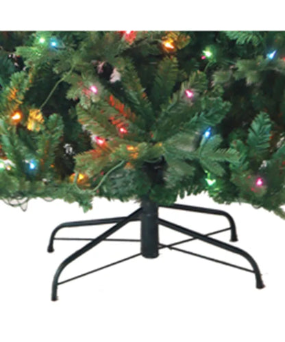 Kurt S. Adler 7' Pre-Lit Multicolor Incandescent Jackson Pine Tree