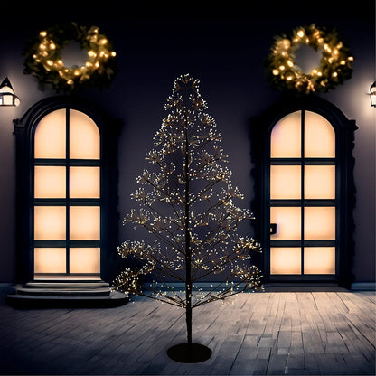 Kurt S. Adler 5' Pre-Lit Warm White LED Silhouette Fairy Tree
