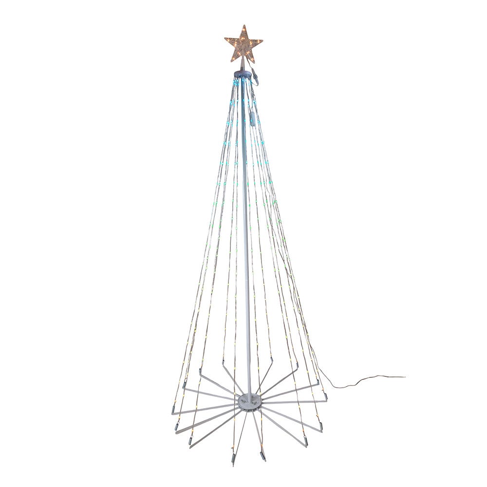 Kurt S. Adler 6' Pre-Lit RGB LED Collapsible Decorated Tree