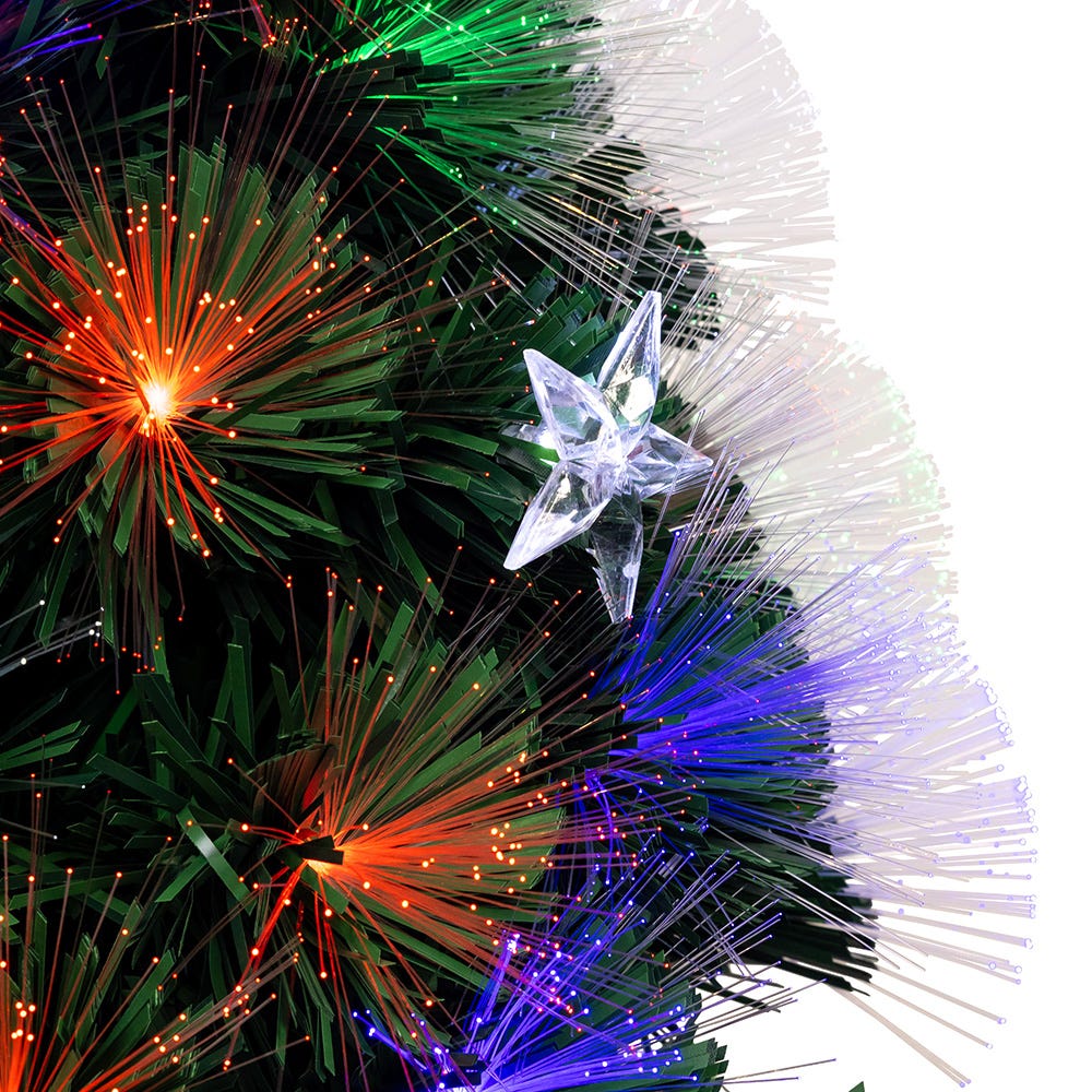 Kurt S. Adler 24“ Pre-Lit Fiber Optic Potted Tree