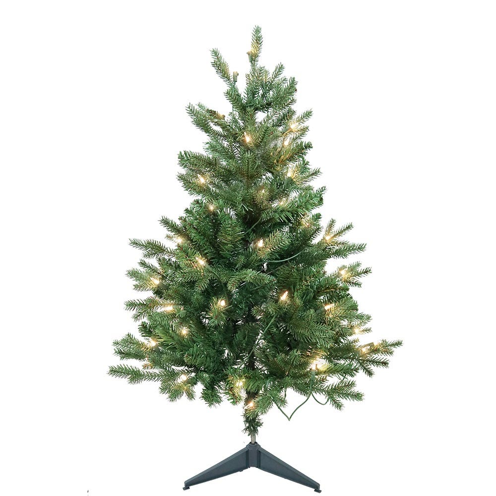 Kurt S. Adler 3' Pre-Lit Clear Incandescent Jackson Pine Tree