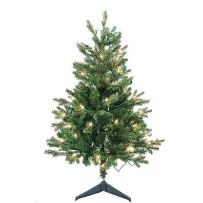 Kurt S. Adler 3' Pre-Lit Clear Incandescent Jackson Pine Tree