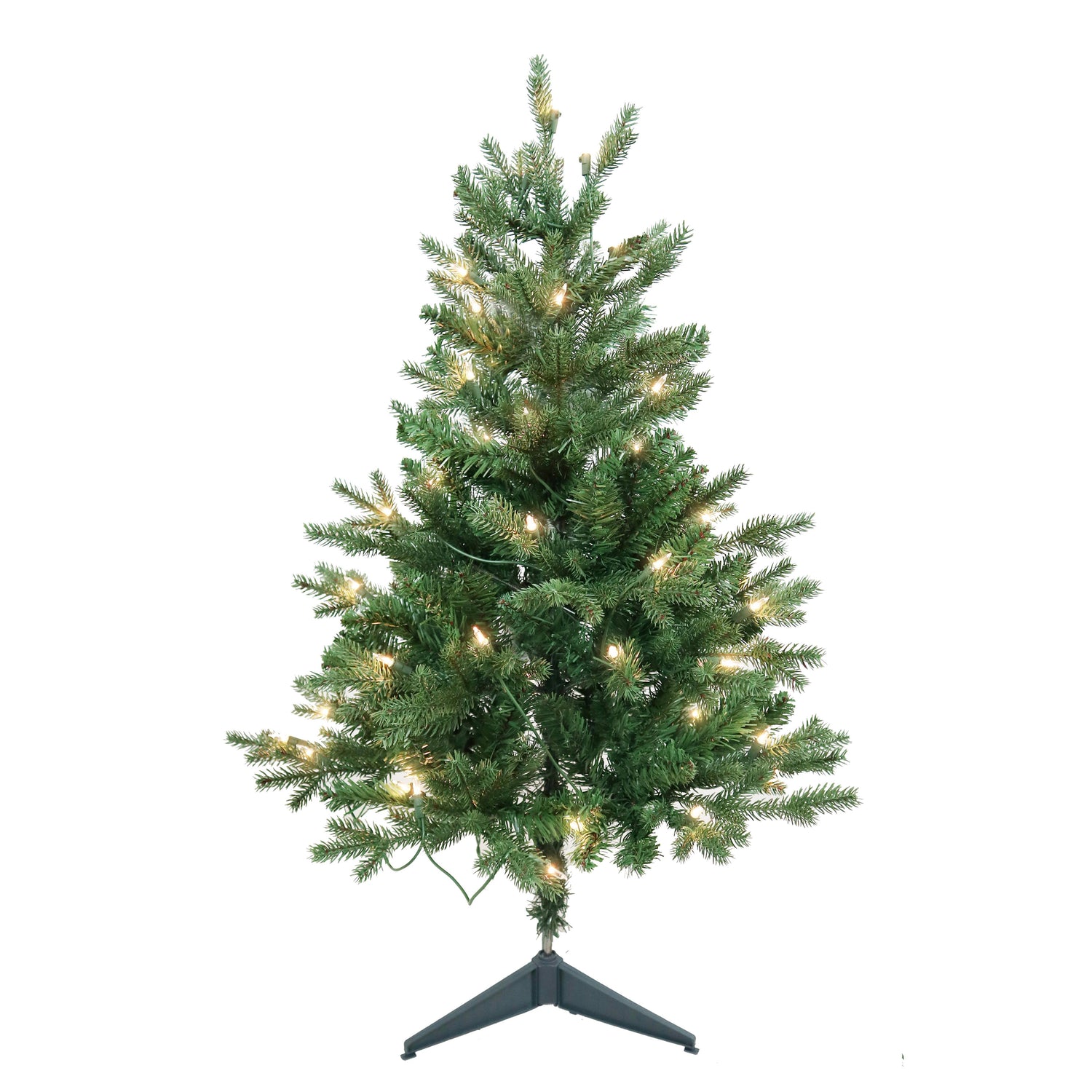 Kurt S. Adler 3' Pre-Lit Clear Incandescent Jackson Pine Tree