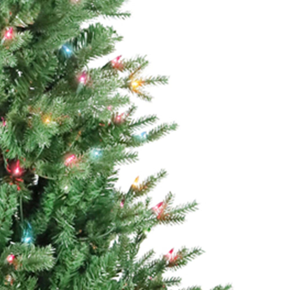 Kurt S. Adler 5' Pre-Lit Multicolor Incandescent Jackson Pine Tree