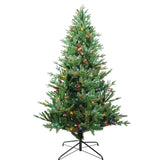 Kurt S. Adler 6' Pre-Lit Multicolor Incandescent Jackson Pine Tree