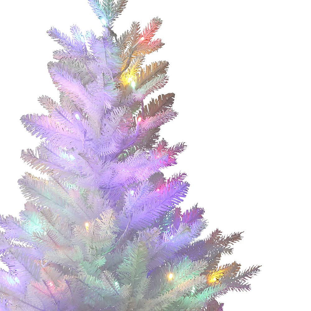 Kurt S. Adler 3' Pre-Lit Multicolor LED Jackson White Pine Tree