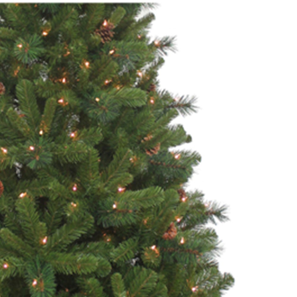 Kurt S. Adler 7.5' Pre-Lit Clear Incandescent Burlington Spruce Tree