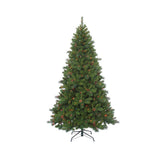 Kurt S. Adler 7.5' Pre-Lit Multicolor Incandescent Burlington Spruce Tree