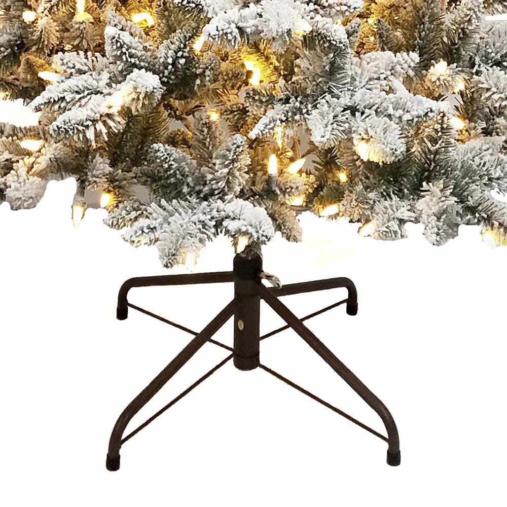 Kurt S. Adler 5' Pre-Lit Warm White LED Snow Pine Tree