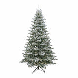 Kurt S. Adler 7.5' Pre-Lit Warm White LED Snow Pine Tree