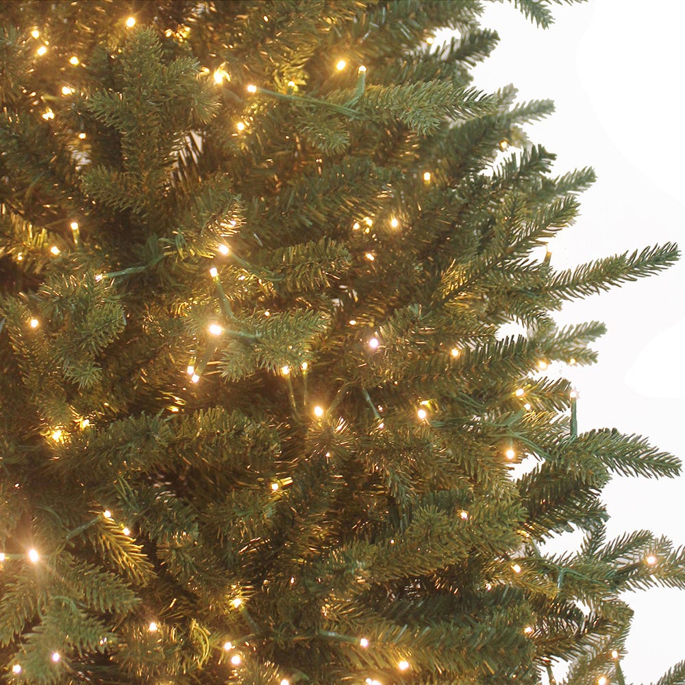 Kurt S. Adler 5' Pre-Lit Warm White Custer LED Noble Fir Tree