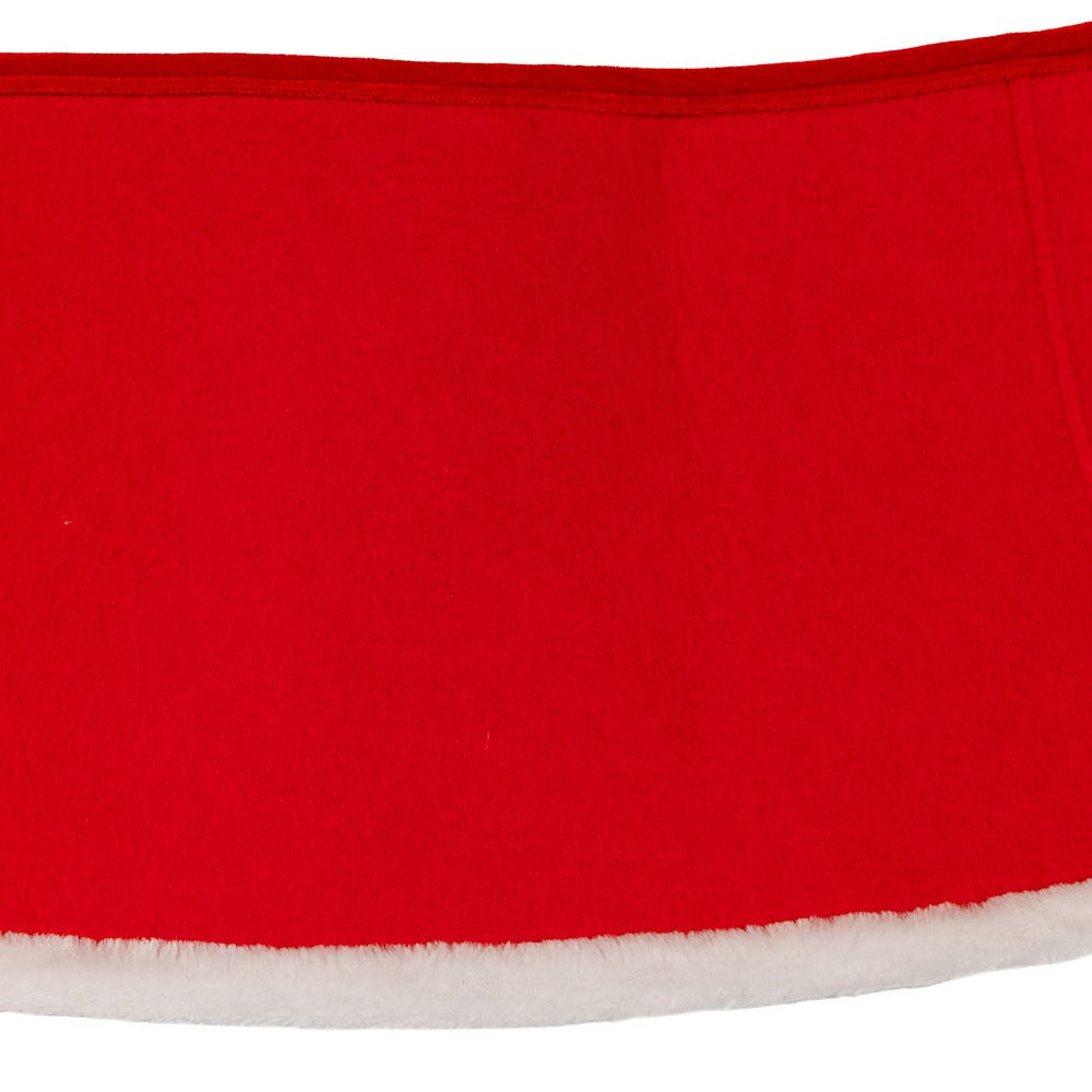 Kurt S. Adler 24“ Quilted Red Velvet Tree Collar