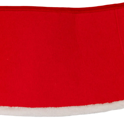 Kurt S. Adler 24“ Quilted Red Velvet Tree Collar