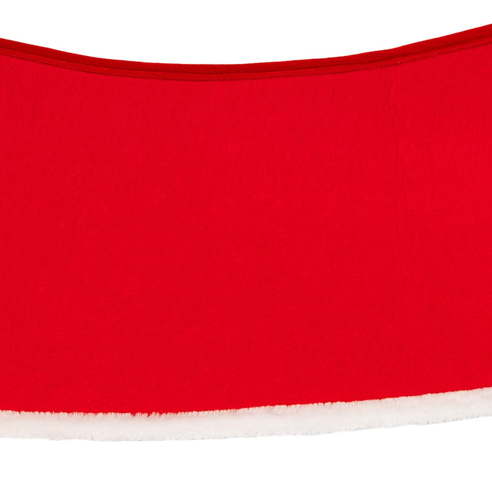 Kurt S. Adler 28“ Quilted Red Velvet Tree Collar