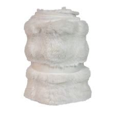 Kurt S. Adler 24“ White Fur Tree Collar