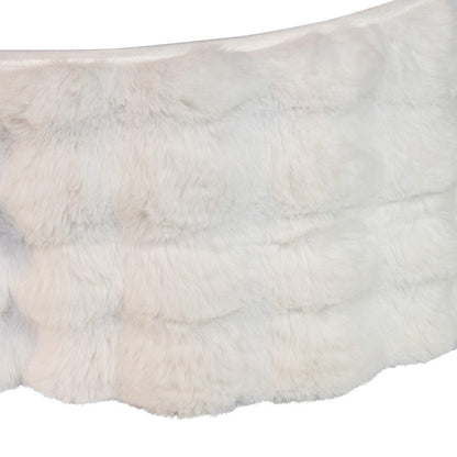 Kurt S. Adler 24“ White Fur Tree Collar
